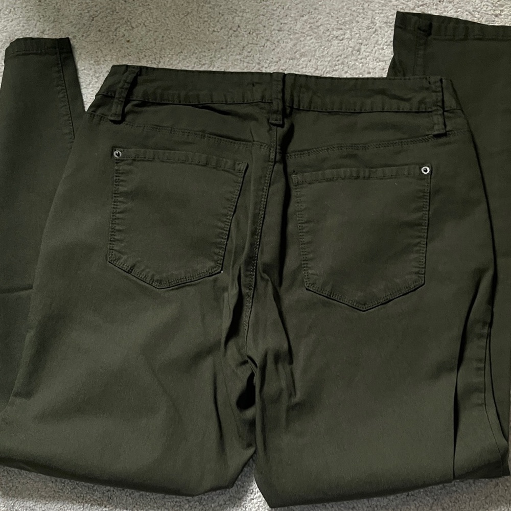 Royalty For Me Jeans Dark Olive Green 1X - Picture 4 of 4